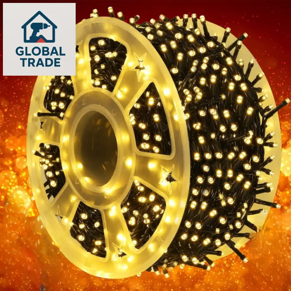 Božićne LED lampice - 50m/100m 100m / 1000 LED / toplo-bijela