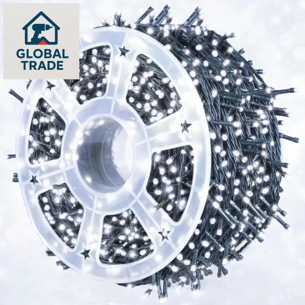 Božićne LED lampice - 50m/100m 50m / 500 LED / bijela