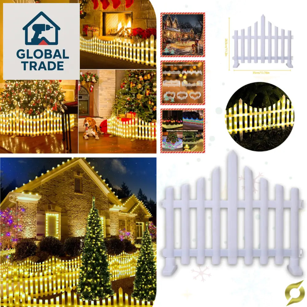 LED Božićna ograda