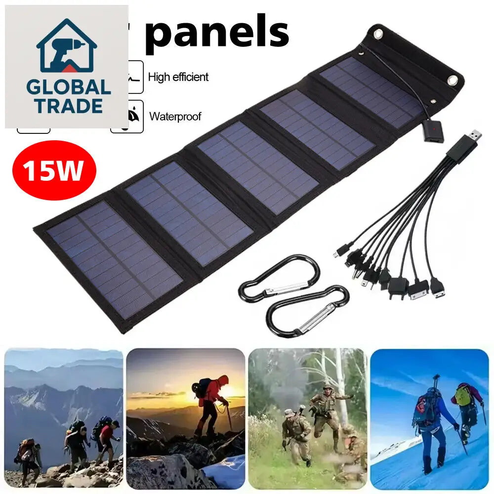 PRIJENOSNI SOLARNI PANEL 15W