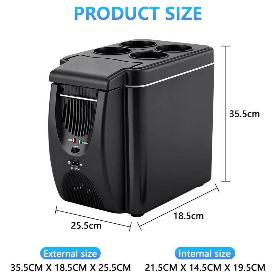 Prijenosni mini hladnjak i grijač 6L