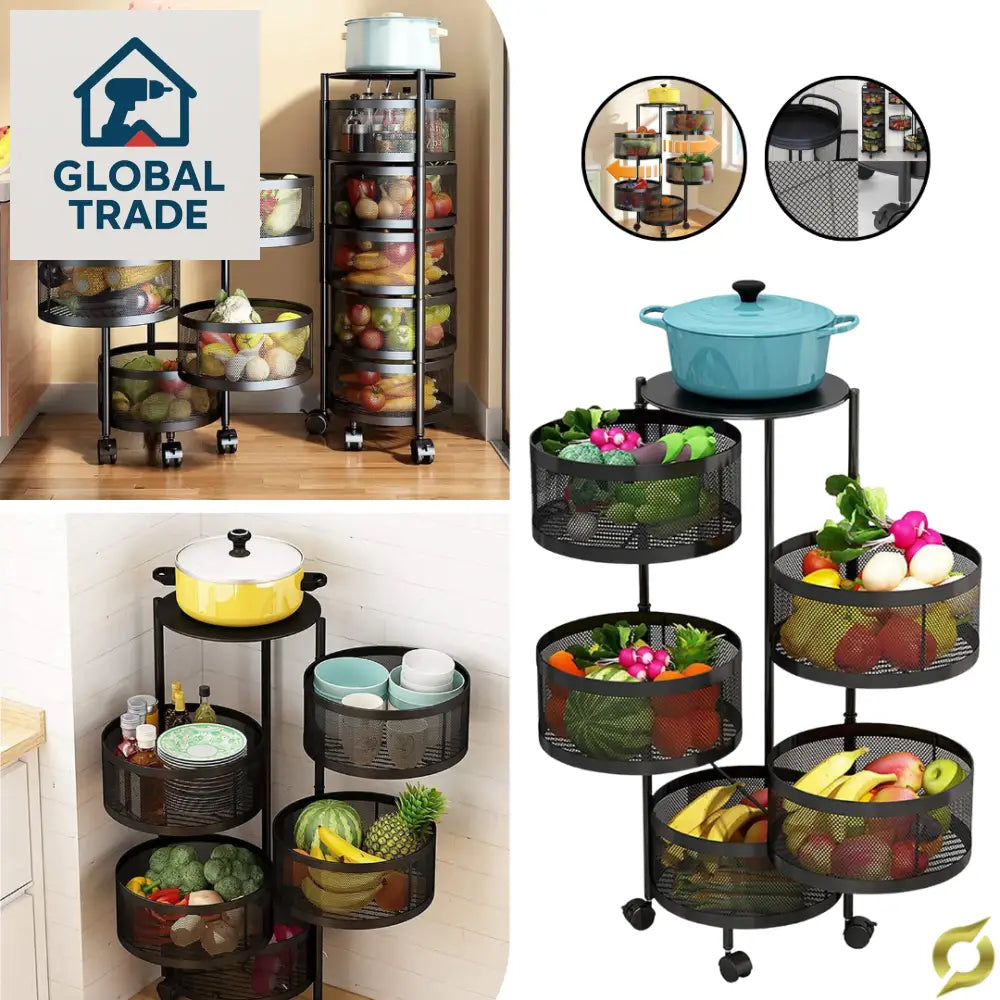 Stalak s Rotirajućim Policama