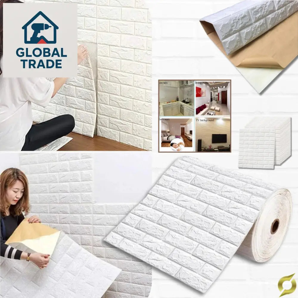 Zidne naljepnice s 3D izgledom 77x70 | 3DWALL